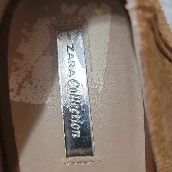 Zara Collection Brown Platform Peep-Toe Stiletto Heels Sz 39 (8) - Picture 9 of 9